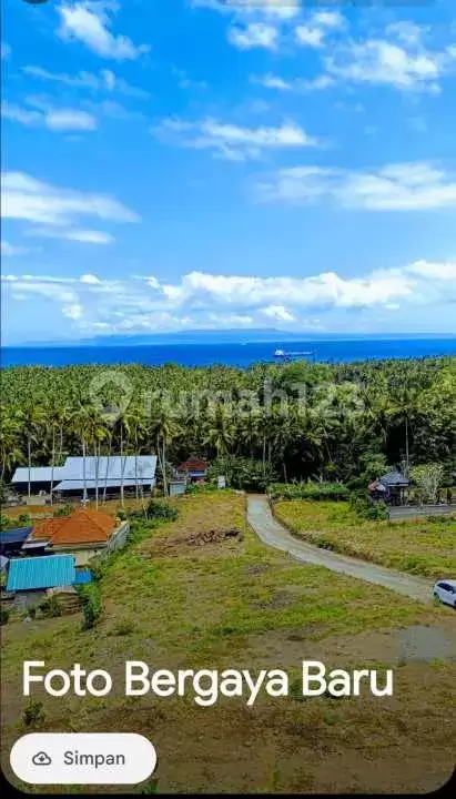 Tanah Premium Ocean View di Candidasa Dekat Pantai Padang Bai dan Bias Tugel