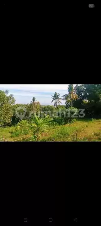 Tanah 20 Are dengan View Indah ke Laut Dekat Pantai Lovina