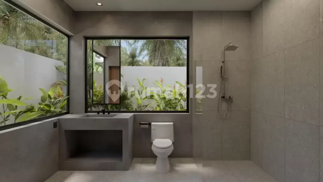 Villa Leasehold 30 Tahun 2 Kamar Tidur dengan Pemandangan Pantai di Amed