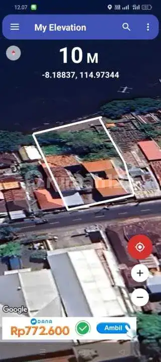 Tanah Beachfront Langsung Jalan Aspal di Lovina Cocok untuk Restoran atau Resort