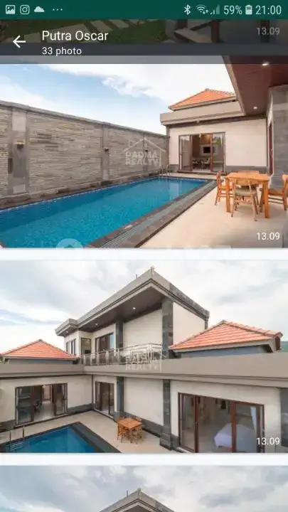 Villa Modern 3 Kamar Tidur Hanya 300 Meter ke Pantai Lovina