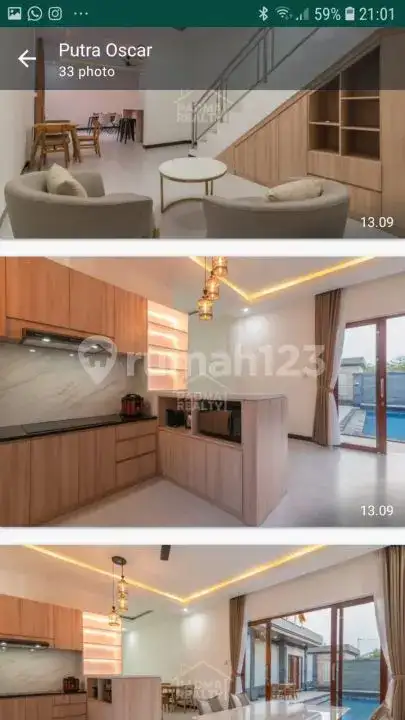 Villa Modern 3 Kamar Tidur Hanya 300 Meter ke Pantai Lovina