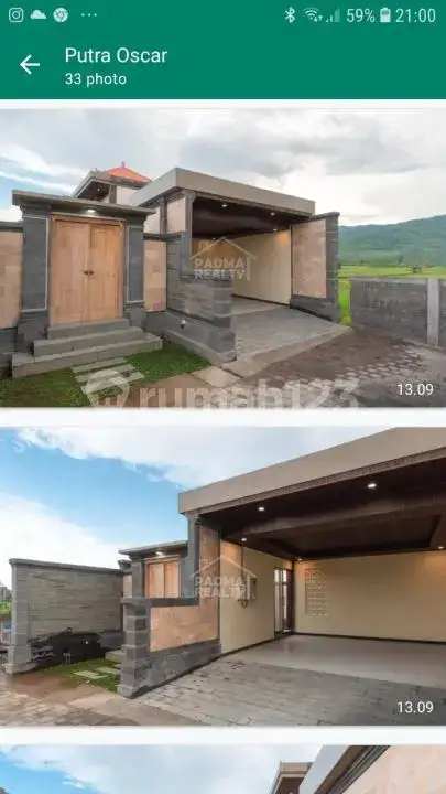 Villa Modern 3 Kamar Tidur Hanya 300 Meter ke Pantai Lovina