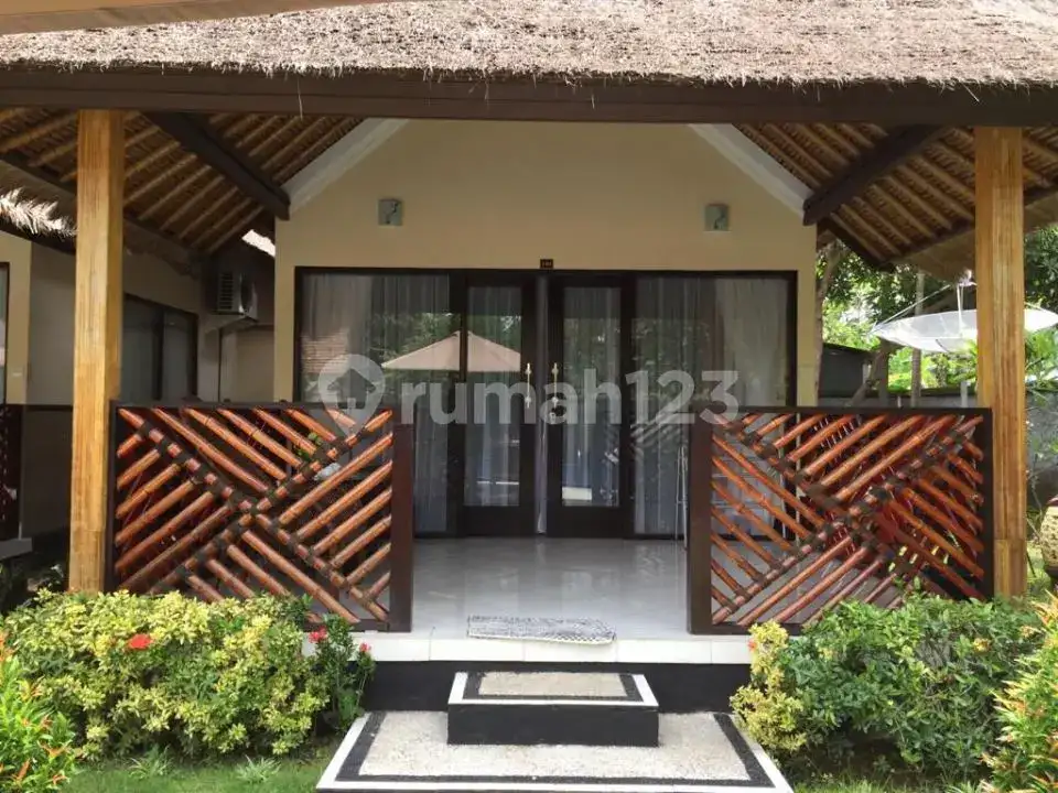 3 Private Bungalow di Pusat Candidasa Walking Distance ke Pantai