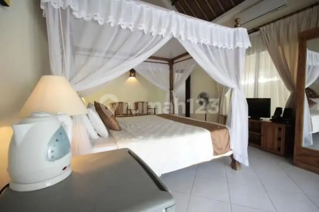 3 Private Bungalow di Pusat Candidasa Walking Distance ke Pantai