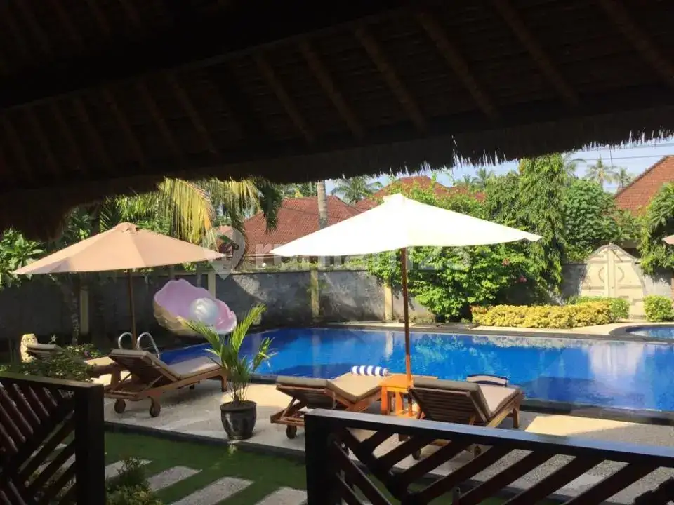3 Private Bungalow di Pusat Candidasa Walking Distance ke Pantai