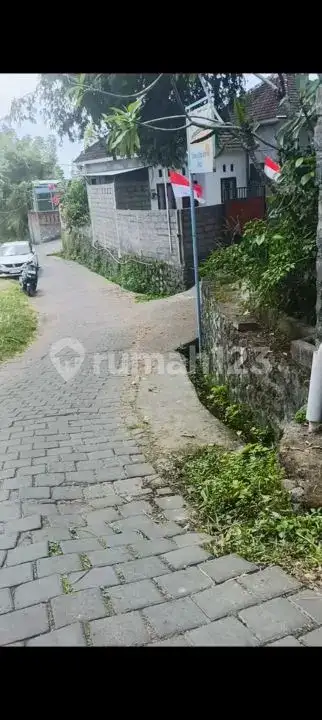 Tanah Siap Bangun Dengan Tembok Keliling Dan Pohon Durian Produktif