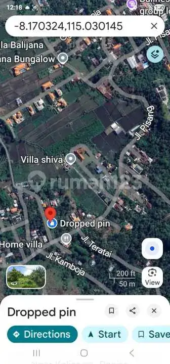 Tanah 12 Are Di Kawasan Villa Lovina Dekat Central Lovina
