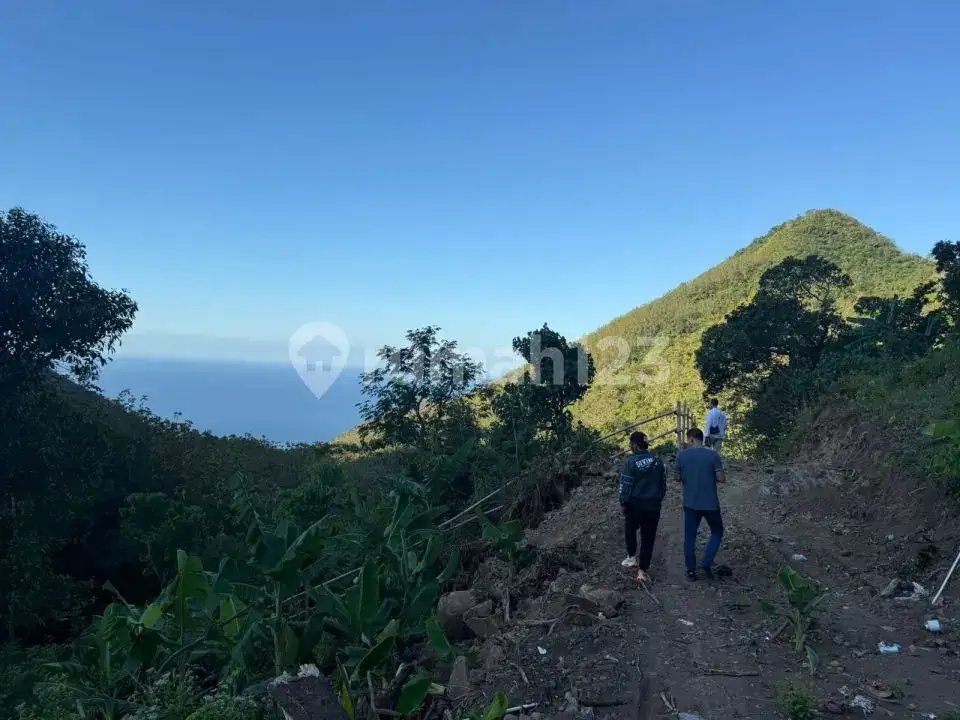 Tanah Ocean View 20 Are Di Hillside Amed Dengan Pemandangan Laut