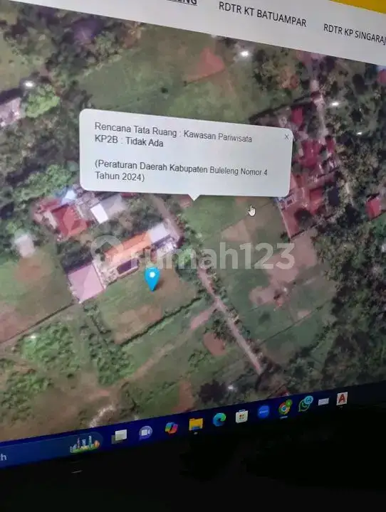 Tanah Premium 14 Are Dekat Pantai Dan Sawah Di Pusat Lovina