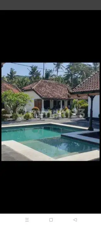 Resort Beachfront Leasehold 16 Villa di Candidasa Karangasem Bali