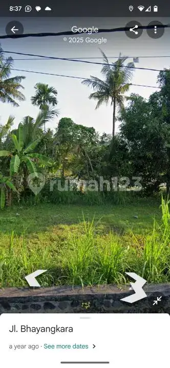 Tanah Premium di Jalan Aspal Dekat Taman Ujung Karangasem Bali