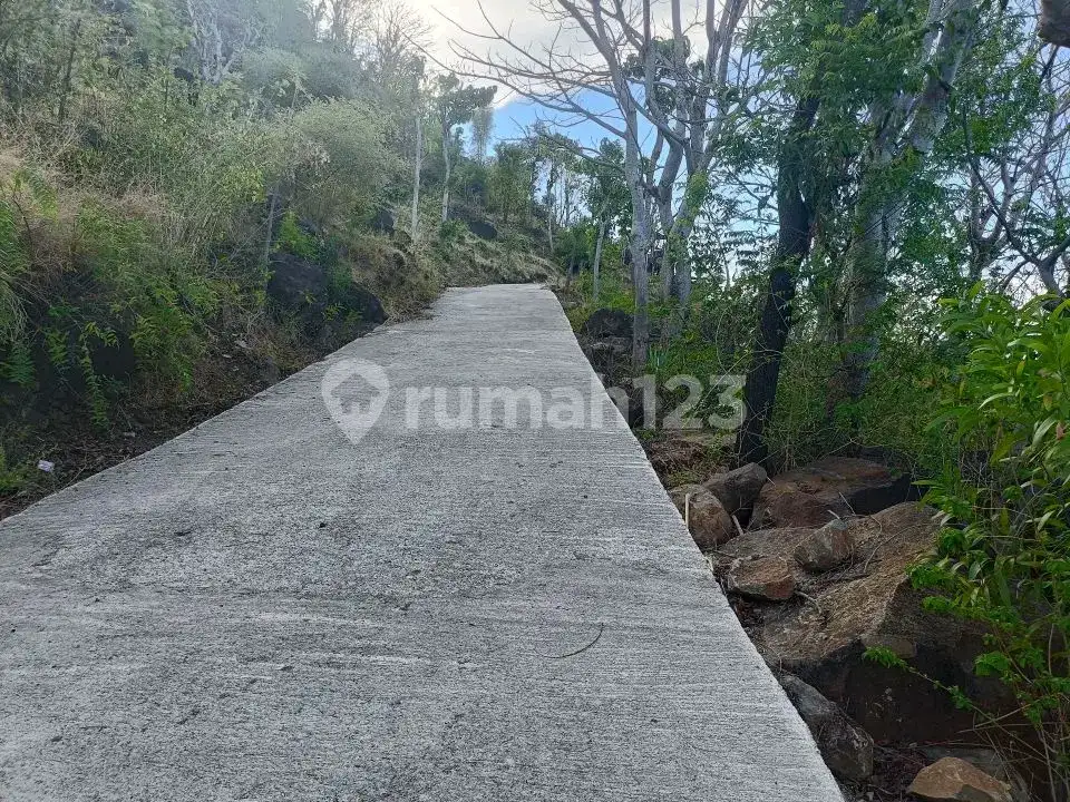 Tanah View Laut 23,8 Are di Perbukitan Amed Karangasem Bali