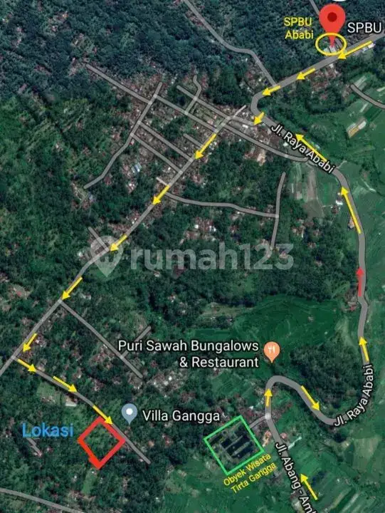 Tanah Luas dengan Pemandangan Laut di Karangasem Bali, Cocok untuk Investasi atau Hotel