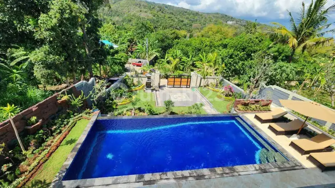 Villa Baru 4 Kamar Tidur dengan Pemandangan Bukit dan Sawah di Lovina Area Tenang dan Strategis