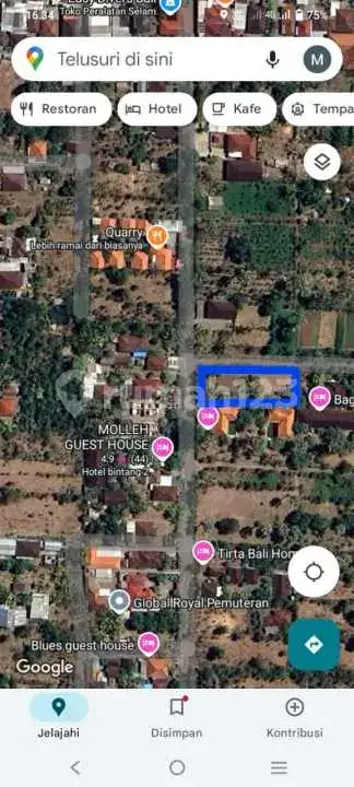 Tanah Datar di Pemuteran Gerokgak Cocok untuk Pembangunan Villa