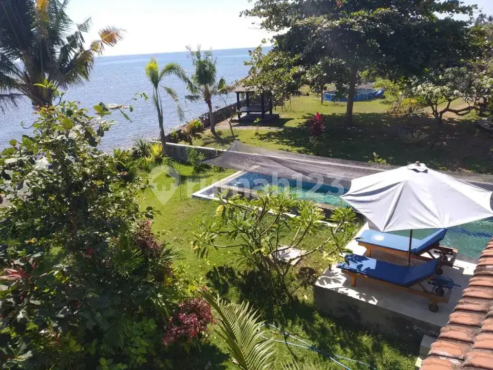 Beachfront Villa 3 Kamar Tidur di Pemaron dengan Sunset View Cocok untuk Hunian dan Investasi