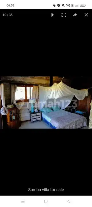 Villa 4 Kamar Tidur di Waingapu Sumba Timur dengan Panorama Laut, Sungai, dan Pegunungan