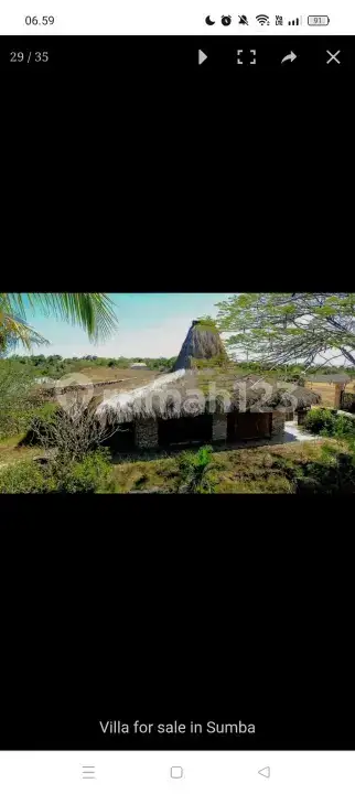 Villa 4 Kamar Tidur di Waingapu Sumba Timur dengan Panorama Laut, Sungai, dan Pegunungan