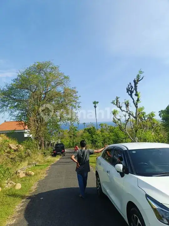 Tanah View Laut di Seraya Karangasem dengan Akses Aspal Siap Bangun