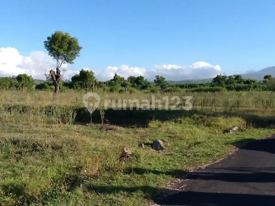 Tanah Luas 237 Are di Tulamben dengan View Laut dan Gunung Agung Cocok untuk Resort dan Hotel