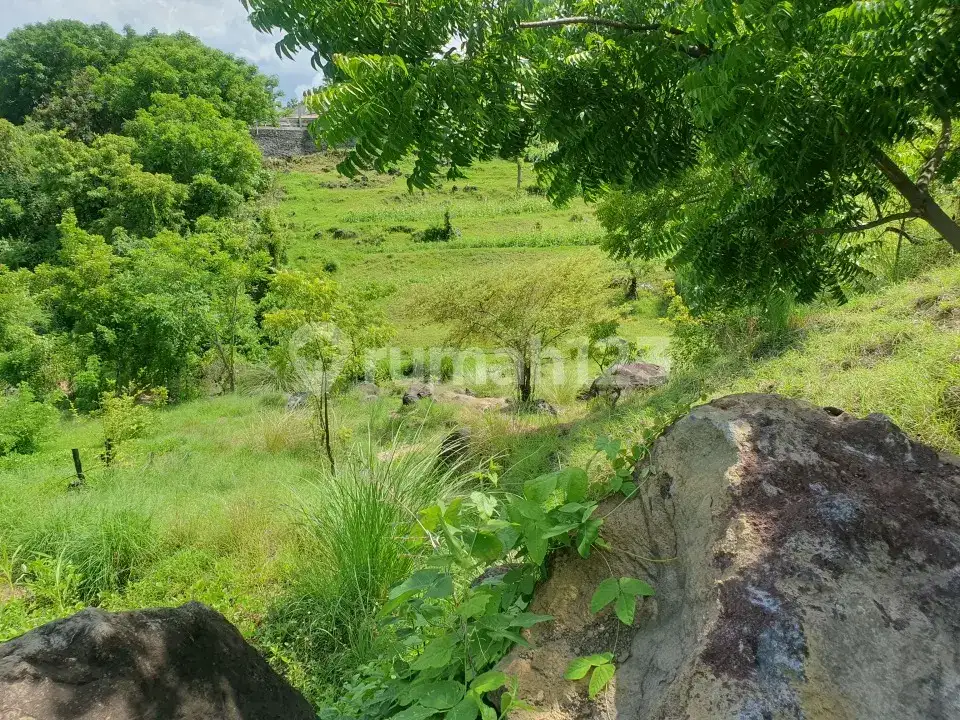 Tanah Terasering di Tulamben dengan Panorama Laut dan Gunung Cocok untuk Villa dan Resort