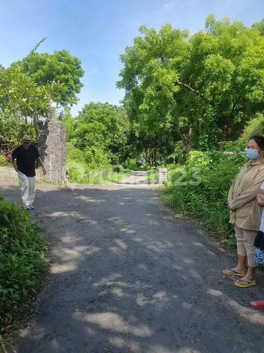 Tanah Terasering di Tulamben dengan Panorama Laut dan Gunung Cocok untuk Villa dan Resort