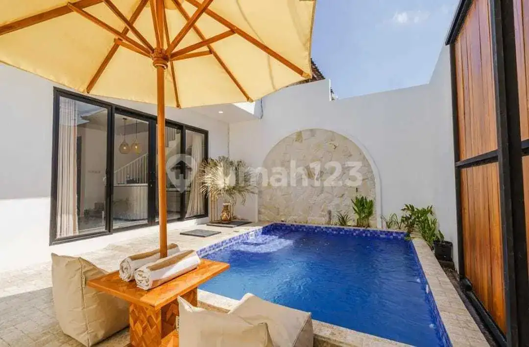 Villa 2 Kamar Tidur di Area Canggu Dekat Pantai Munduk Catu dan Batu Bolong