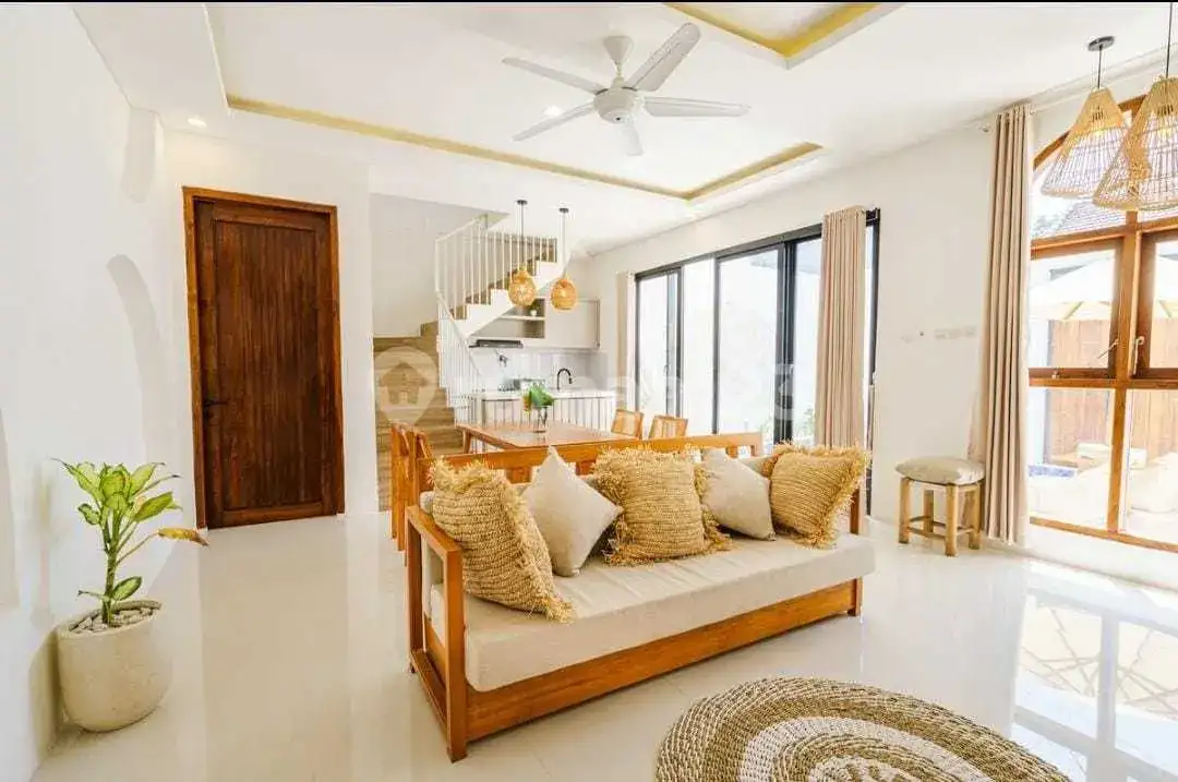 Villa 2 Kamar Tidur di Area Canggu Dekat Pantai Munduk Catu dan Batu Bolong