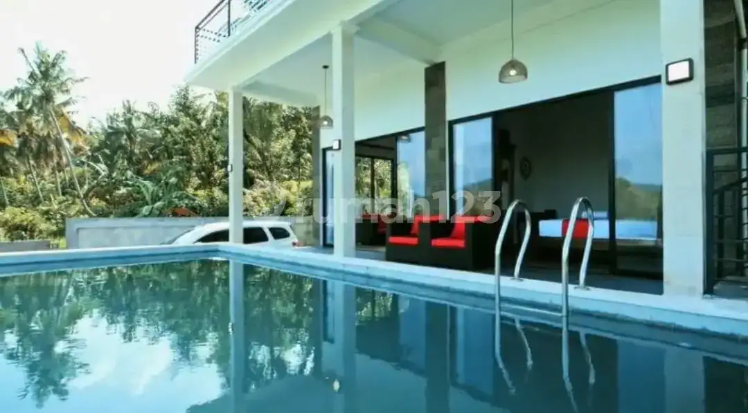Villa Modern 2 Kamar dengan View Gunung di Karangasem Bali Timur