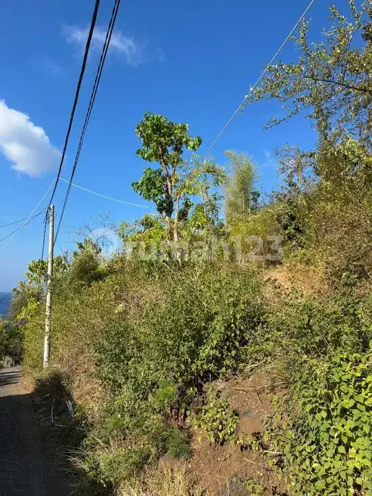 Tanah Premium Ocean View di Amed Cocok untuk Villa atau Homestay