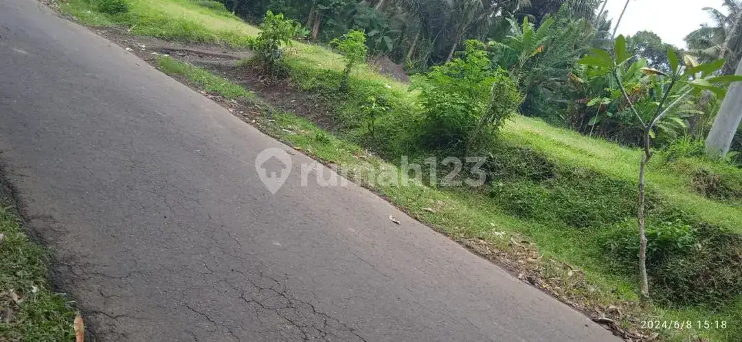 Tanah Pinggir Jalan Aspal Dekat Taman Ujung Karangasem Cocok untuk Villa dan Usaha