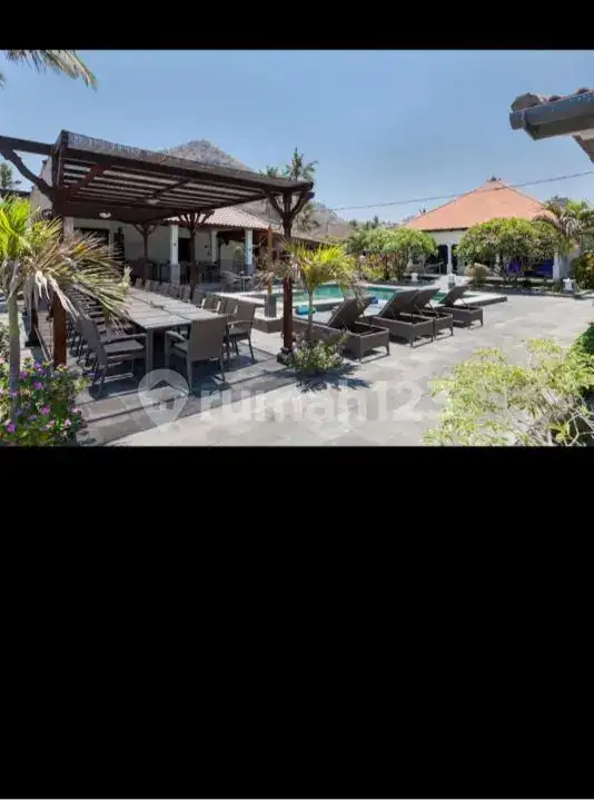 Resort Beach Front Leasehold 16 Private Villa di Candidasa Cocok untuk Yoga Retreat dan Holiday Resort