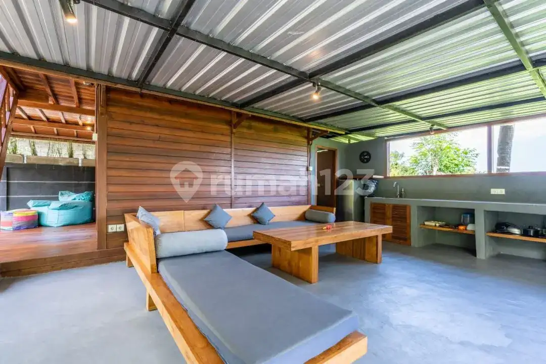 Villa 2 Kamar Tidur dengan View Sawah Dekat Candidasa dan Padang Bai