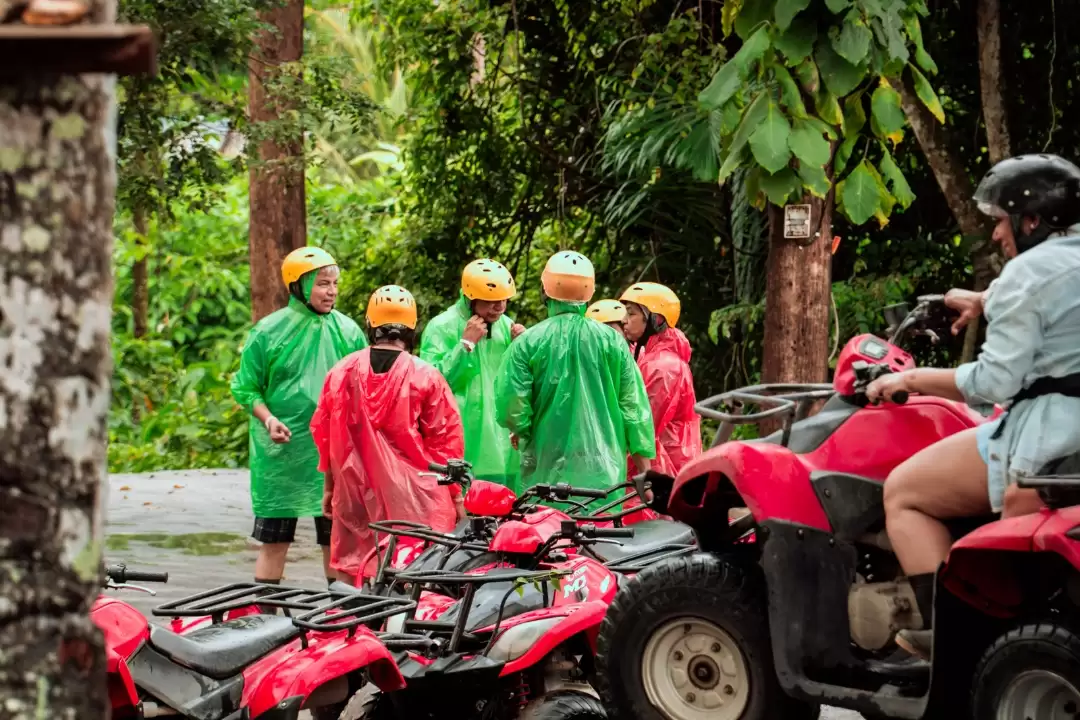 Ubud Adventure Combo River Tubing ATV Quad Bike and Jungle Swing Experience