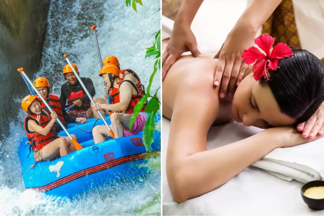 Ayung River Rafting & Balinese Spa Relaxation Experience