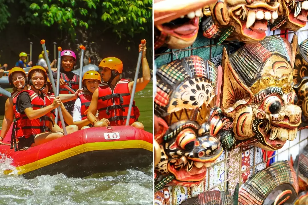 Ayung River Rafting & Ubud Art Village Cultural Experience