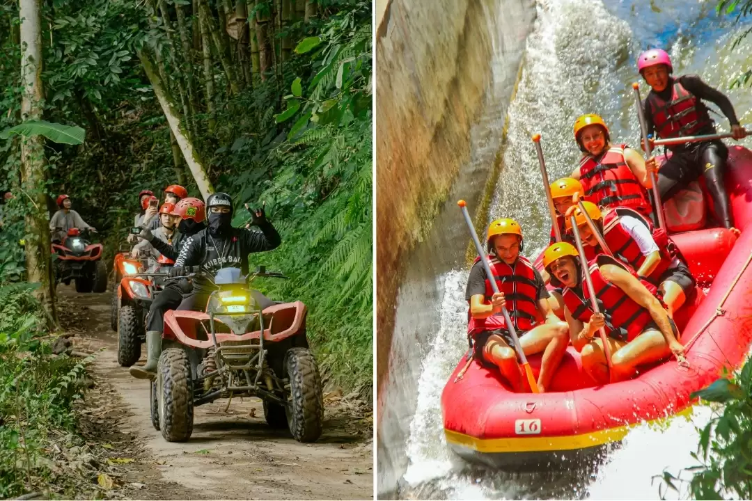 ATV Ride, Ayung River Rafting & Telaga Singha Infinity Pool Experience