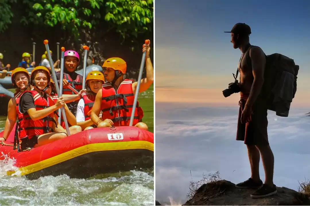 Mount Batur Sunrise Trek & Telaga Waja Rafting No Stairs Experience