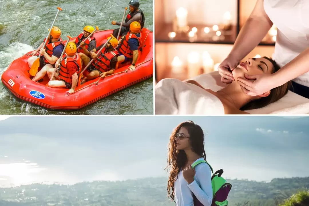 Volcano Sunrise Jeep, Telaga Waja No Stairs Rafting & Bali Spa Escape