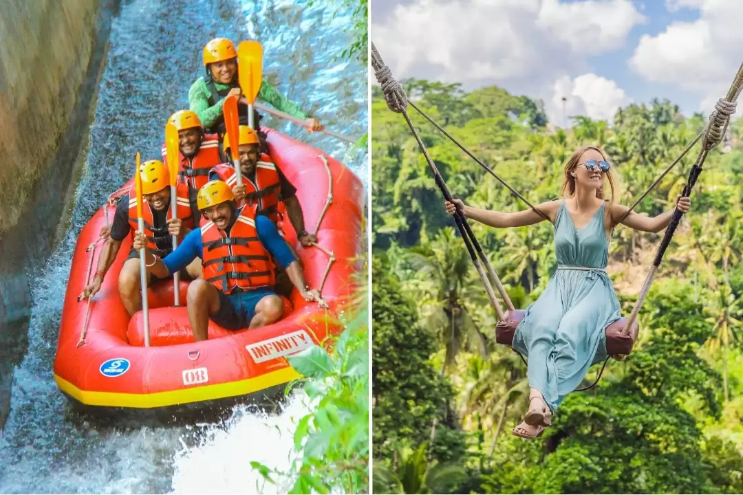Telaga Waja No Stairs Rafting & Bali Jungle Swing Adventure