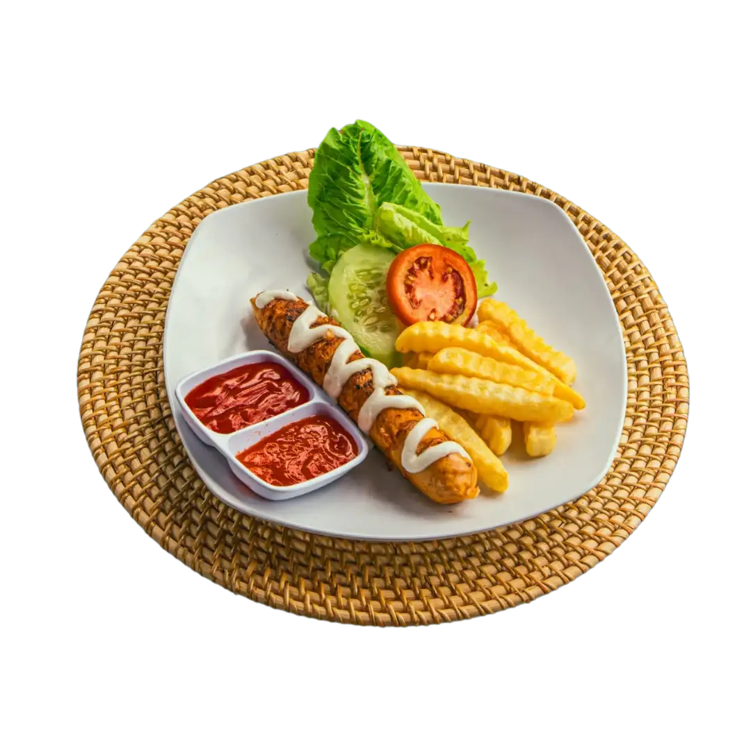 Sosis Bakar + Kentang