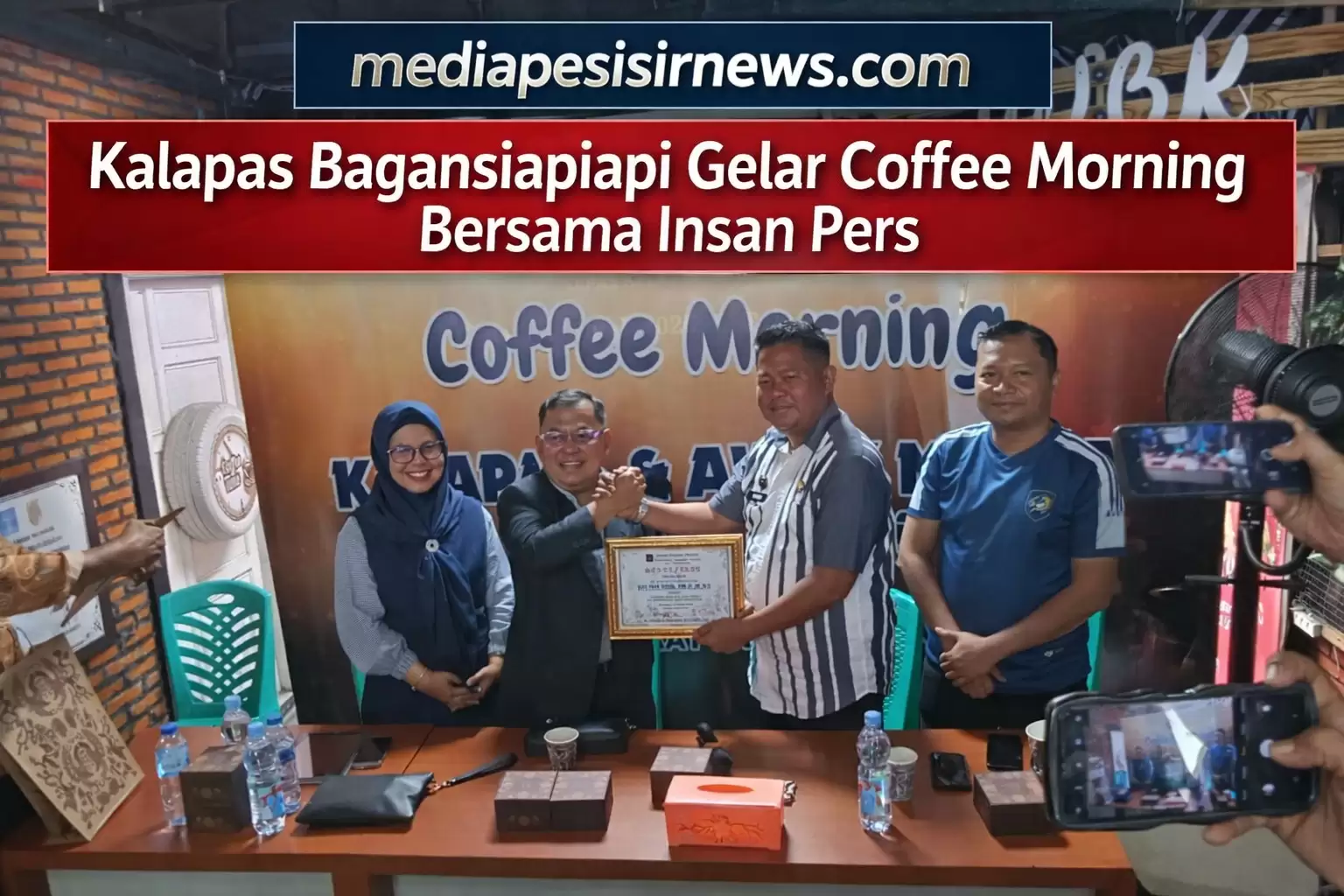 Gelar Coffee Morning, Kalapas Bagansiapiapi Gandeng “Guru Jurnalistik” Riau Perkuat Sinergi dengan Awak Media