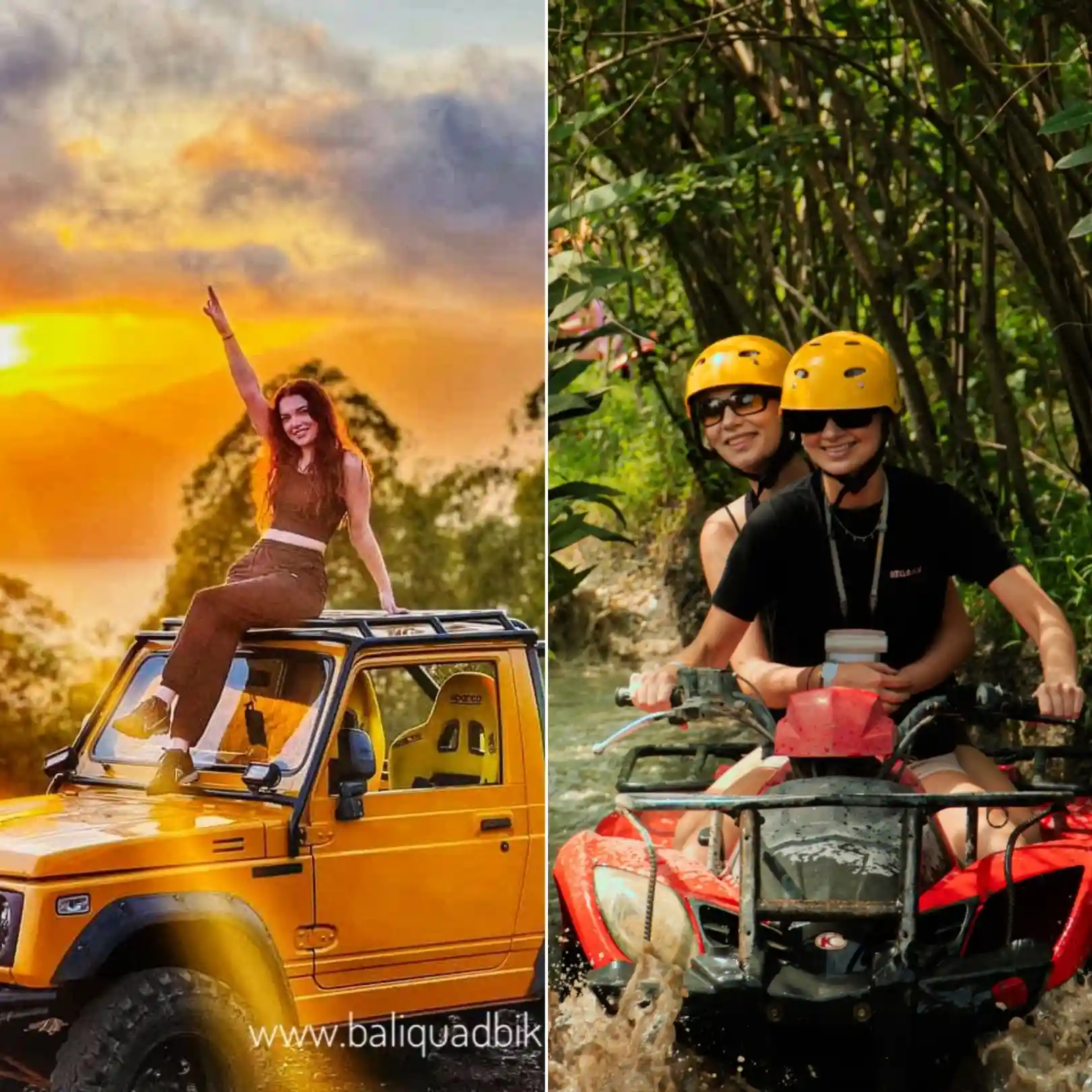 Ubud Quad Bike & Mount Batur Sunrise Jeep with Black Lava Adventure