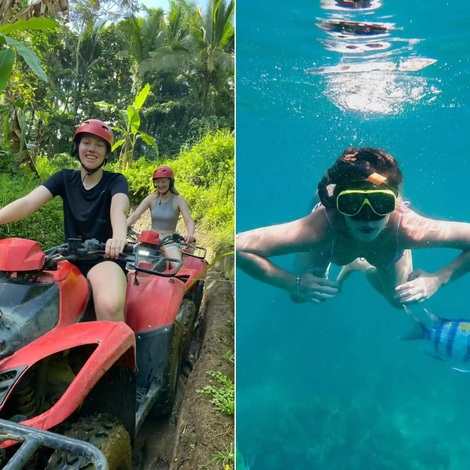 Ubud Quad Bike & Blue Lagoon Snorkeling Tour – Best of Bali Land and Sea Adventure