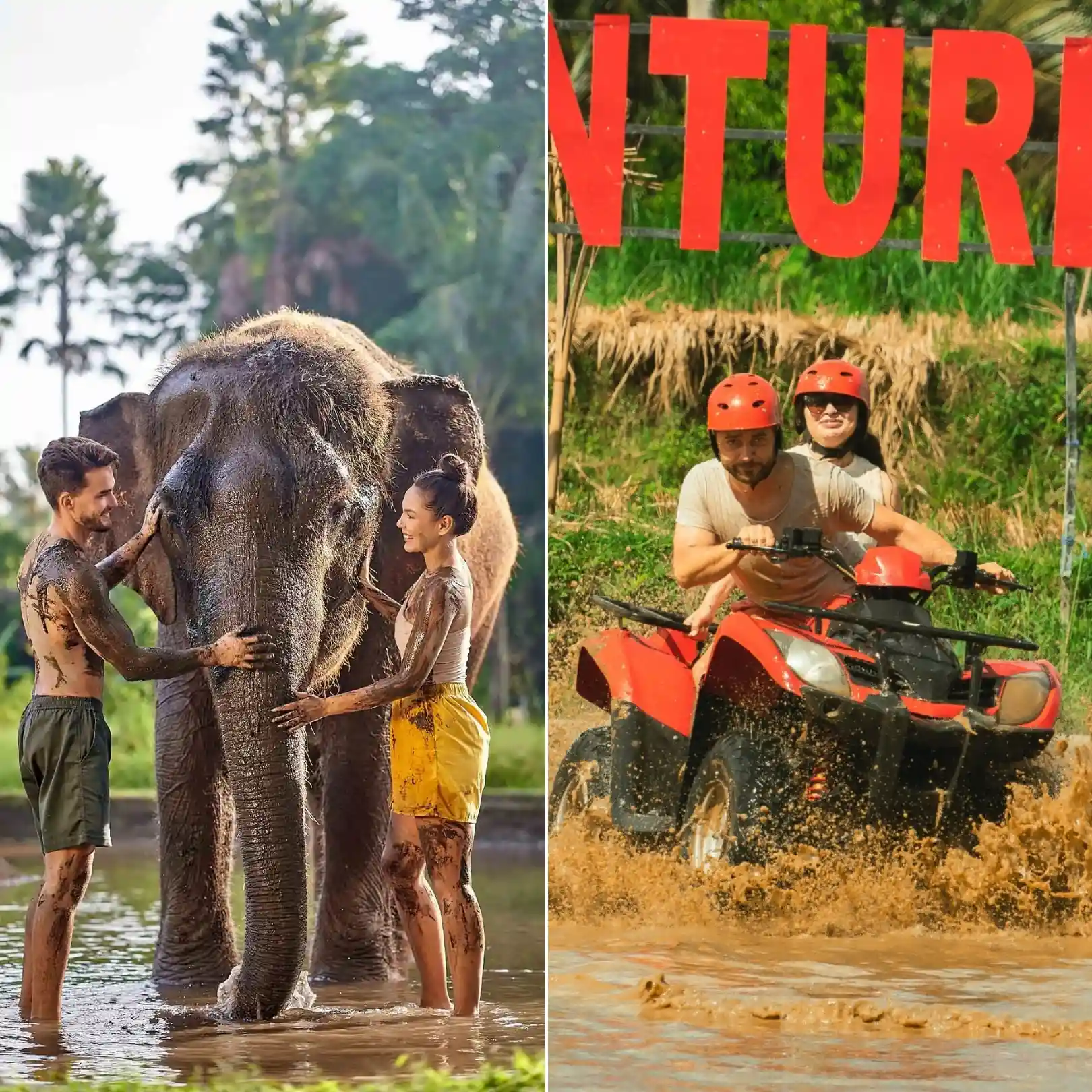 Ubud Quad Bike Adventure & Elephant Mud Fun at Bali Zoo