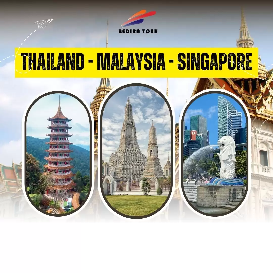 Explore 3 Countries in 7 Days: Singapore, Malaysia & Thailand Adventure