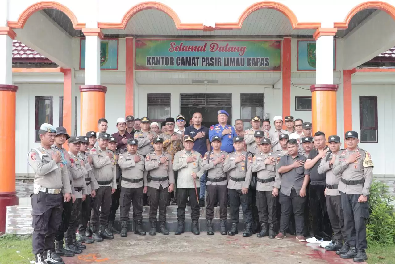 Kapolres Rohil Pimpin Apel Personel Baru Polsek Panipahan, Tegaskan Komitmen Bersih dari Narkoba