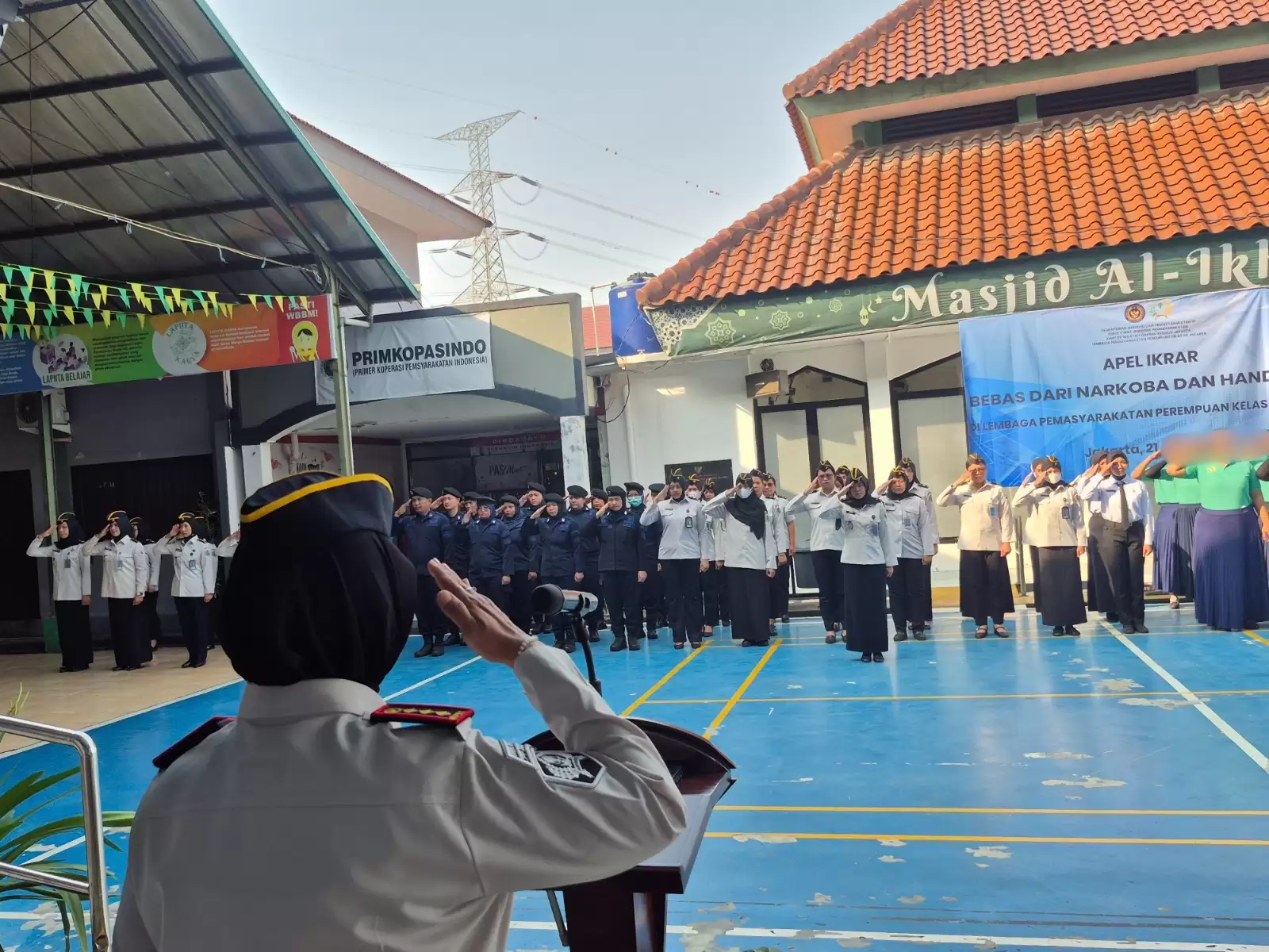 Lapas Perempuan Kelas IIA Jakarta Teguhkan Komitmen Bebas Narkoba dan Handphone Lewat Apel Ikrar Bersama