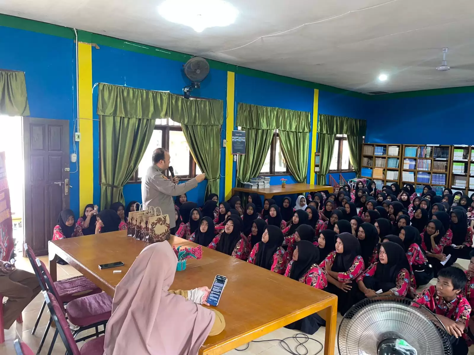 Polsek Bangko Gelar Sosialisasi P4GN di SMA Negeri 03 Bangko, Tekankan Bahaya Narkoba bagi Pelajar